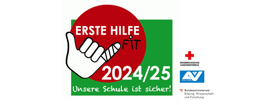 Das Zertifikat "Erste Hilfe FIT" des Jahres 2024/2025.