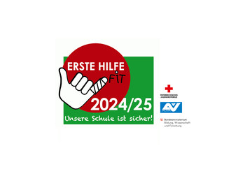 Das Zertifikat "Erste Hilfe FIT" des Jahres 2024/2025.